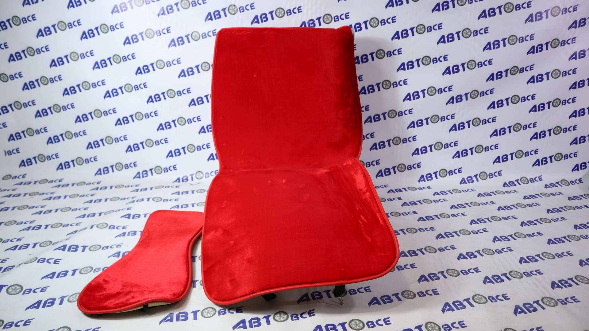 Накидки на сиденье Фронт ALPACA FRONT Красный  (искусственный мех) CAR FASHION